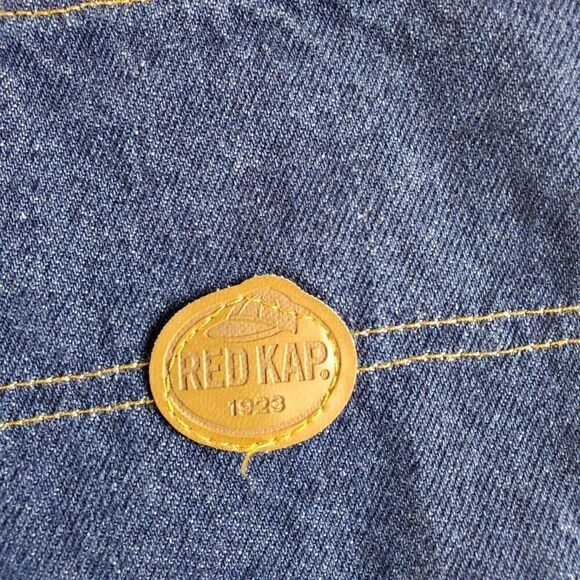 Red Kap Jeans Mens 42x34 Blue Classic Relaxed Fit Uniform Work Denim - Picture 8 of 10